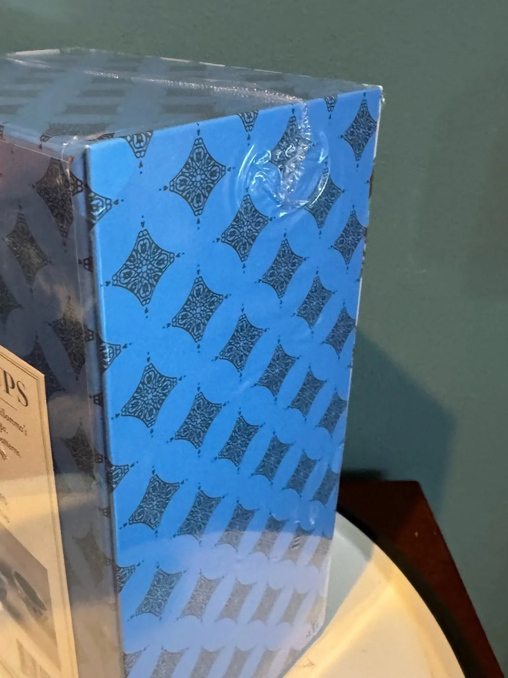 Mary Disomma Blue Floral Nesting Measuring cups - Set of 4, New in sealed box